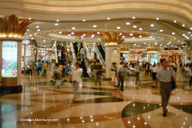 Einkaufsleben in Kowloon