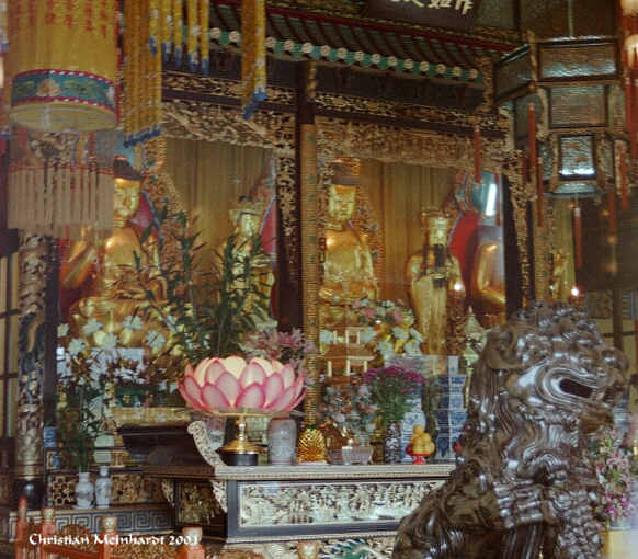 Das innere des Tempels