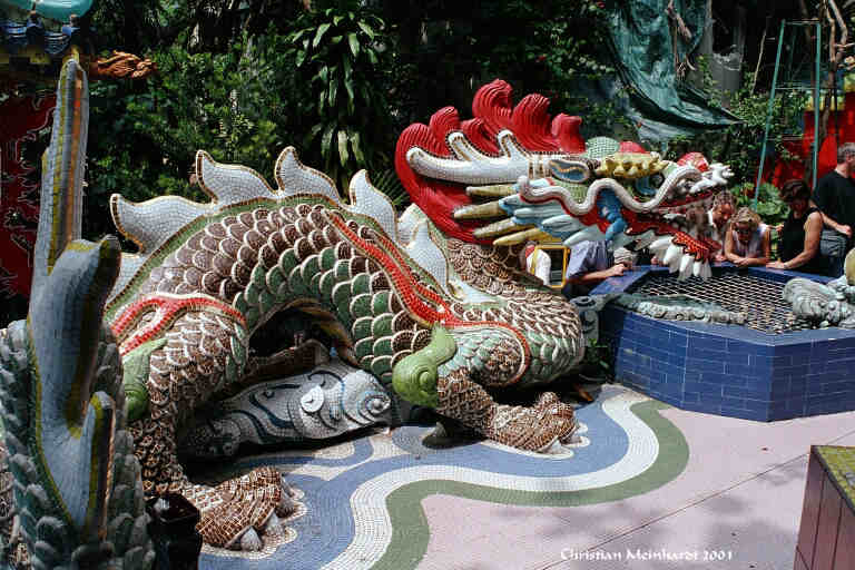 Tin Hau Tempel, Eingangsdrache