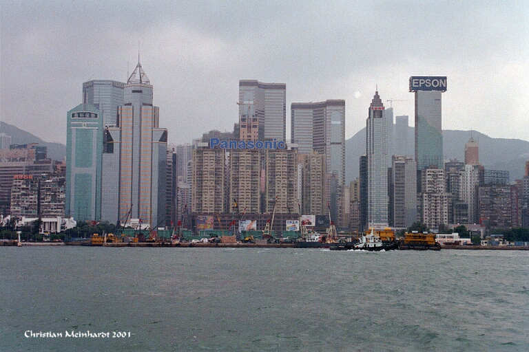 Skyline Hongkong Island